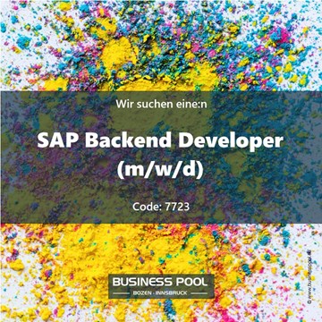 SAP Backend Developer (m/w/d)